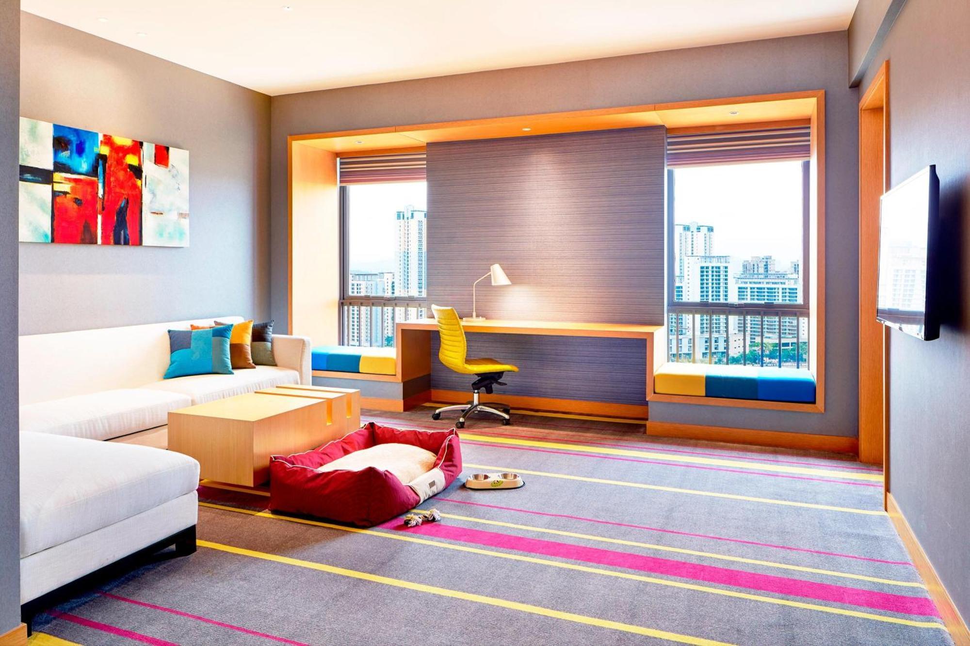 Hotel Aloft Dynamic Town Shenzhen Exterior foto