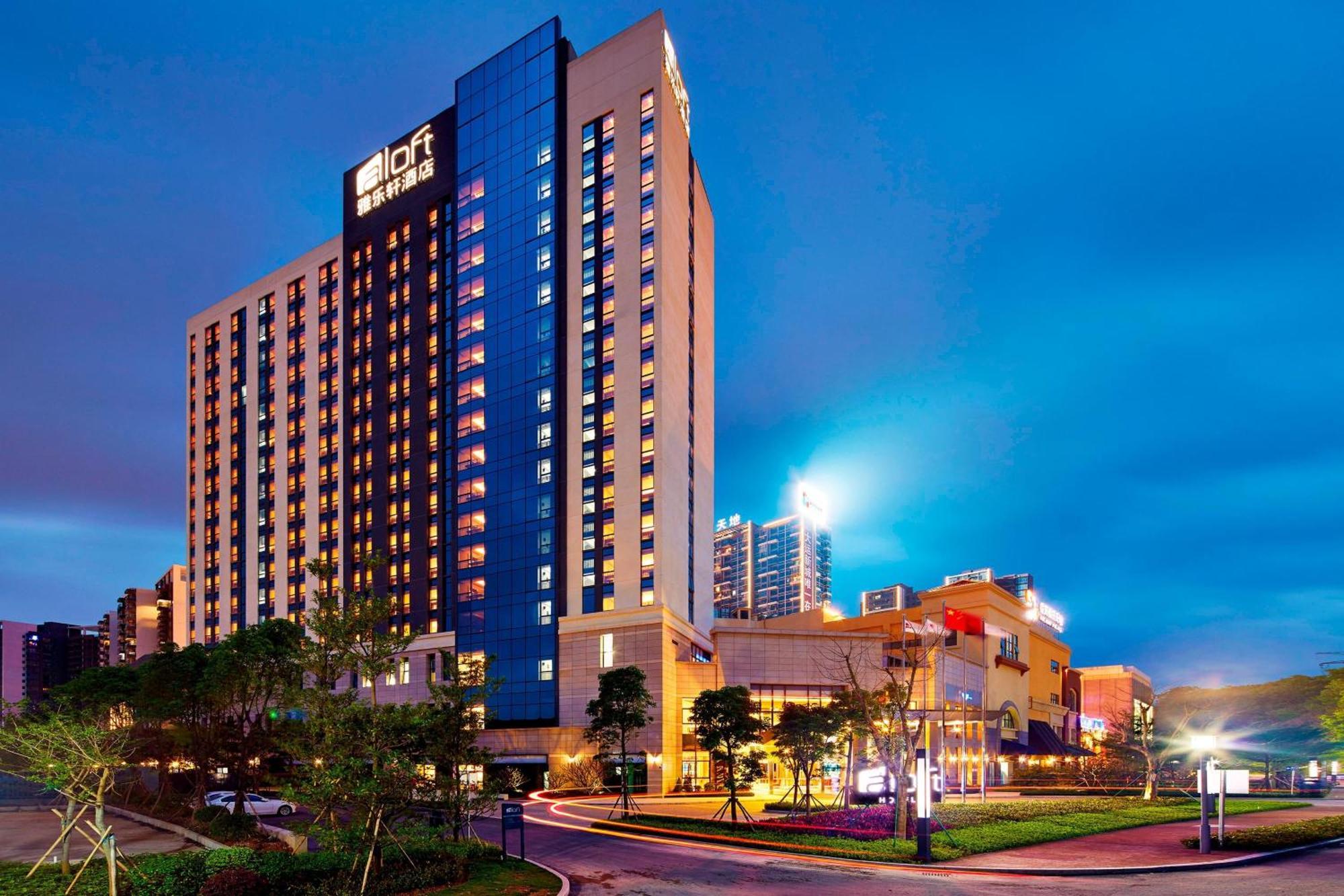 Hotel Aloft Dynamic Town Shenzhen Exterior foto