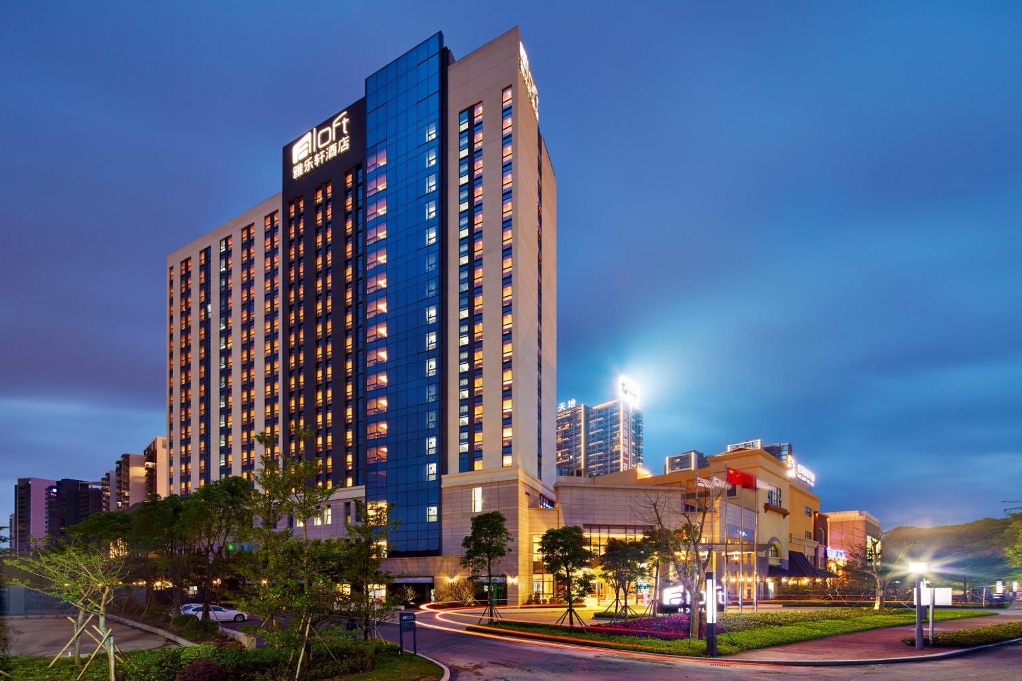 Hotel Aloft Dynamic Town Shenzhen Exterior foto